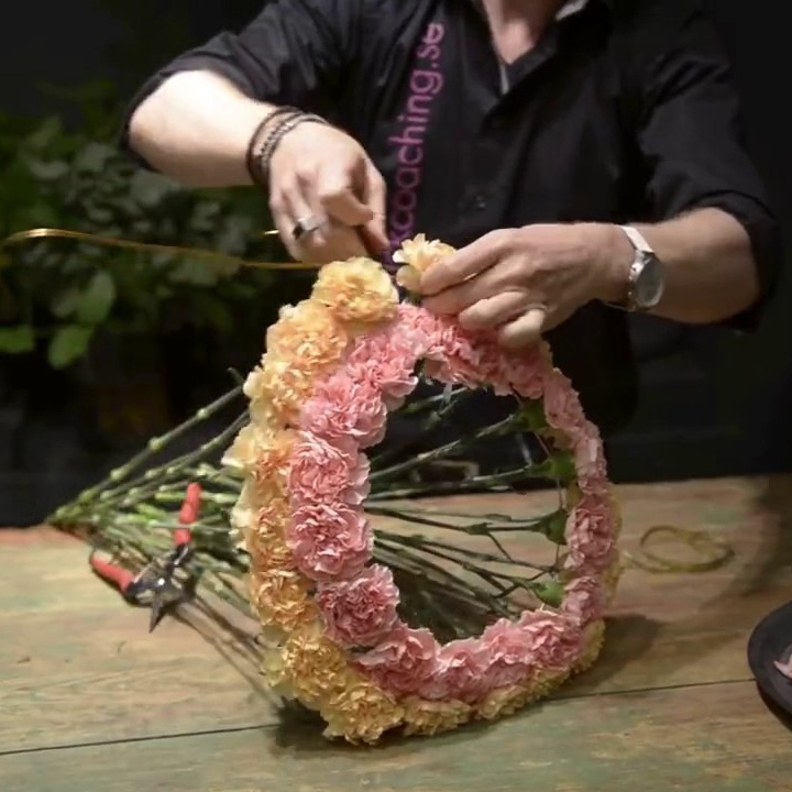 Астрапак: Каркас для букета, сизаль (гладкий) Каркасы из ротанга для букета